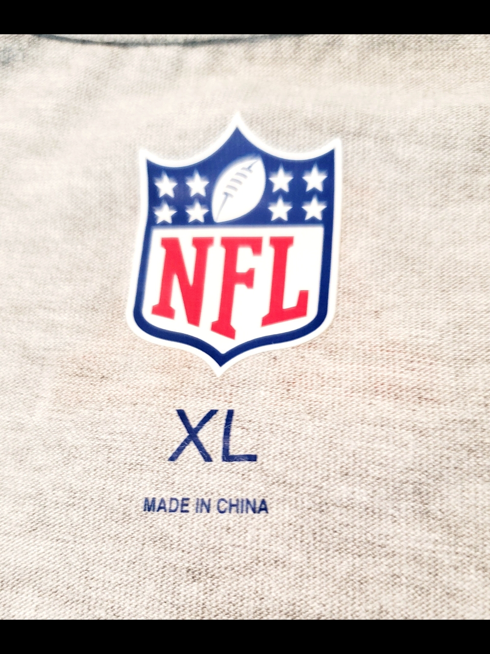New England Patriots NFL Gray Long-Sleeve Tee XL - Picture 4 of 9